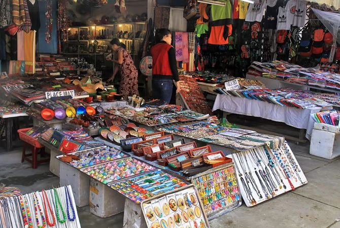 Buy some local handicrafts